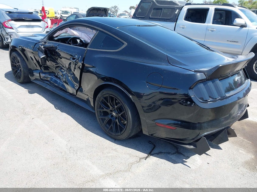 2015 Ford Mustang VIN 1FA6P8TH4F5351744 IAAI salvage auction — LEFT SIDE, Salvage Title, sold $3,300 on 2026-07-09 (photo 3)