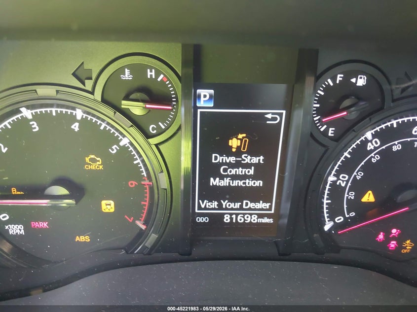 2022 Toyota 4runner VIN JTENU5JR2N5985640 IAAI salvage auction — FRONT END, Salvage Title, sold $13,025 on 2026-07-14 (photo 7)