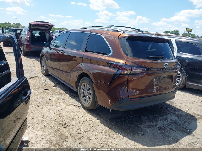2024 Toyota Sienna VIN 5TDYRKEC6RS192719 IAAI salvage auction — LEFT & RIGHT, Original (Texas), sold $15,700 on 2026-07-30 (photo 3)