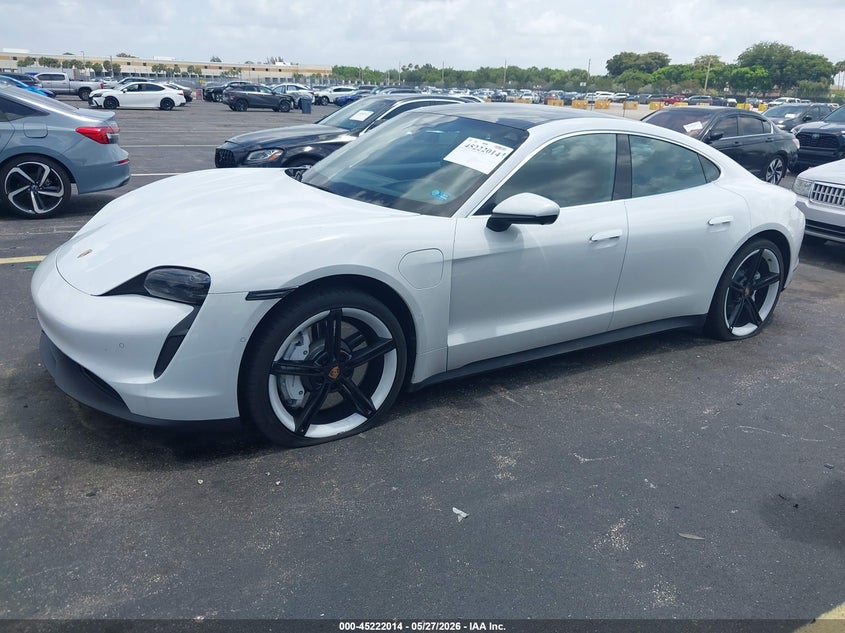 2022 Porsche Taycan VIN WP0AB2Y16NSA43280 IAAI salvage auction — UNDERCARRIAGE, Salvage Title, sold $38,750 on 2026-07-16 (photo 2)