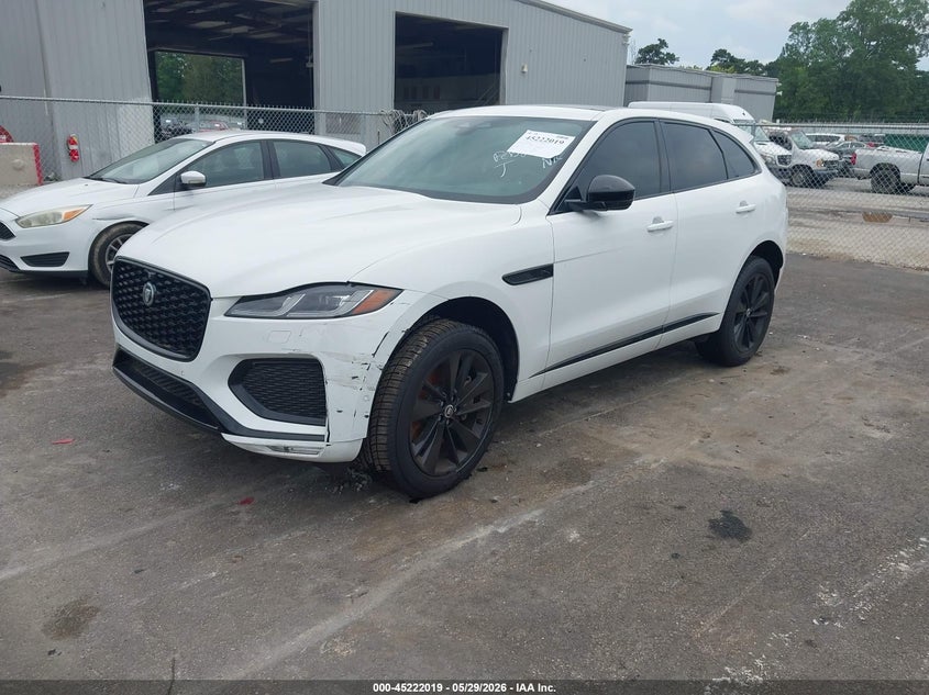 2026 Jaguar F-pace VIN SADCT2EX2TA759760 IAAI salvage auction — FRONT & REAR, Repossession Paperwork (Georgia), sold $14,700 on 2026-07-20 (photo 2)