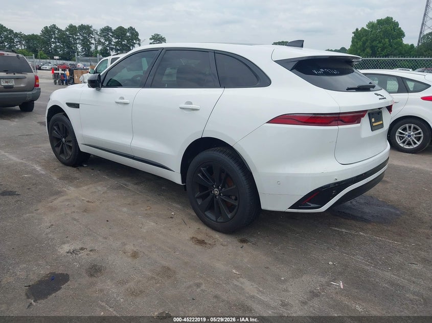 2026 Jaguar F-pace VIN SADCT2EX2TA759760 IAAI salvage auction — FRONT & REAR, Repossession Paperwork (Georgia), sold $14,700 on 2026-07-20 (photo 3)