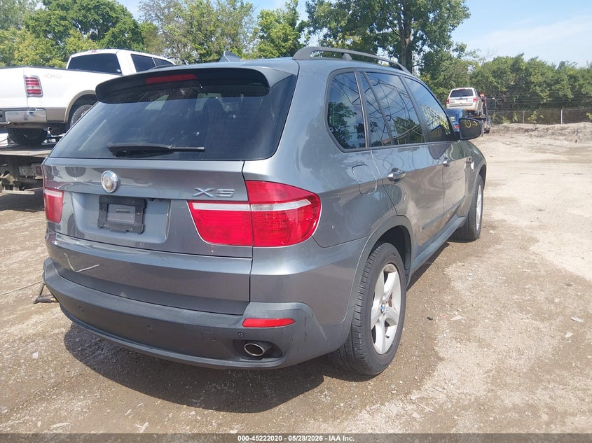 2008 BMW X5 VIN 5UXFE43548L036941 IAAI salvage auction — FRONT END, Clear (Indiana), sold $250 on 2026-07-22 (photo 4)