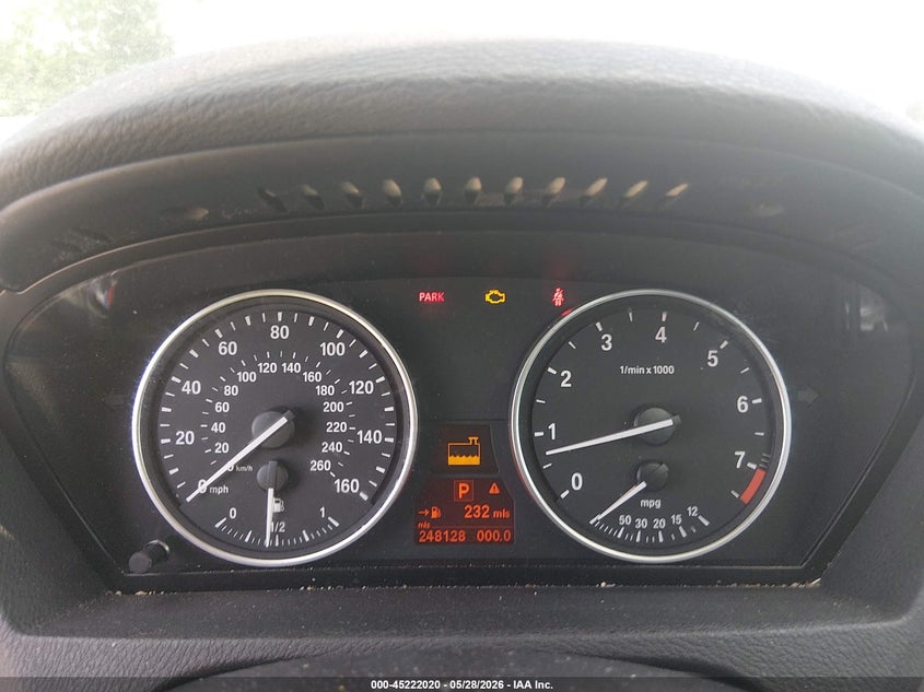 2008 BMW X5 VIN 5UXFE43548L036941 IAAI salvage auction — FRONT END, Clear (Indiana), sold $250 on 2026-07-22 (photo 7)