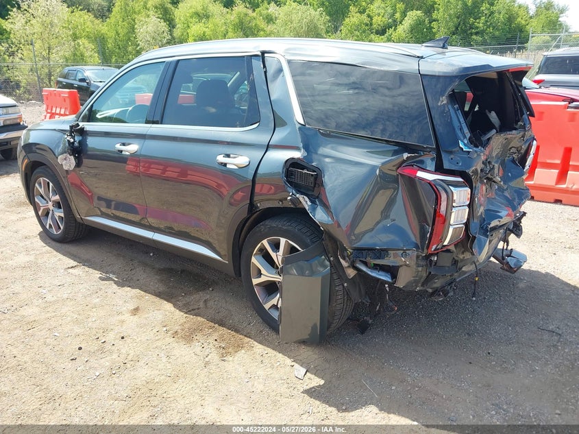 2022 Hyundai Palisade VIN KM8R4DHEXNU408603 IAAI salvage auction — REAR END, Salvage Title, sold $3,150 on 2026-07-29 (photo 3)