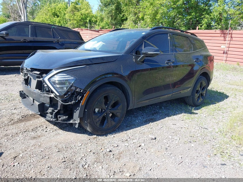 2025 Kia Sportage VIN 5XYK6CDF1SG266664 IAAI salvage auction — FRONT & REAR, Scrap (Michigan), sold $25 on 2026-07-30 (photo 2)