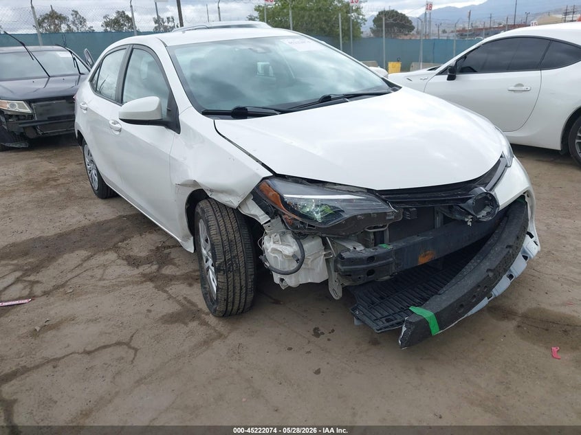 2018 Toyota Corolla VIN 5YFBURHE4JP836337 IAAI salvage auction — RIGHT FRONT, Salvage Title, sold $4,400 on 2026-07-29 (photo 1)