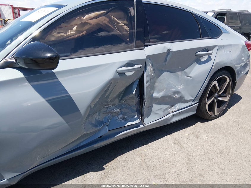 2021 Honda Accord VIN 1HGCV1F39MA089509 IAAI salvage auction — SIDE, Salvage Title, sold $4,500 on 2026-07-29 (photo 6)