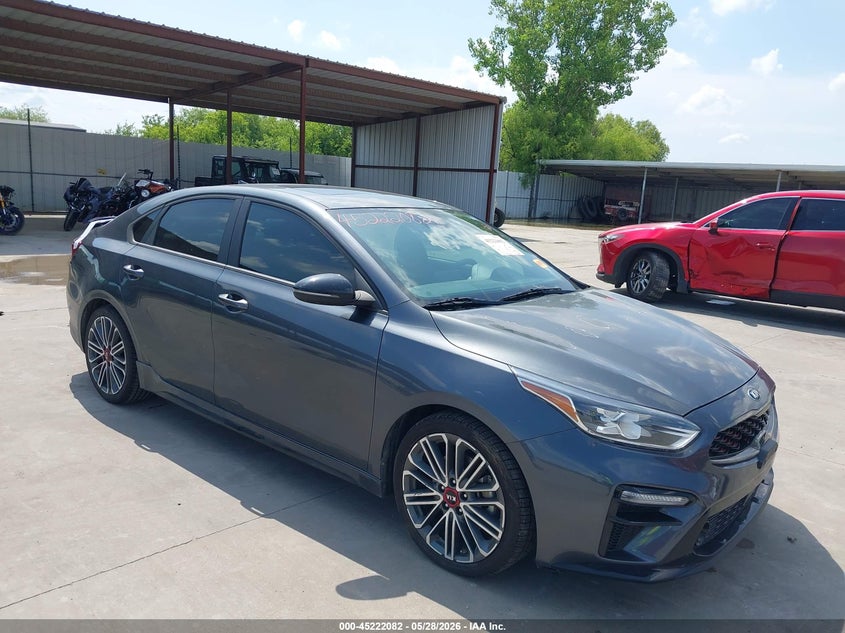2021 Kia Forte VIN 3KPF44AC7ME376528 IAAI salvage auction — REAR END, Original (Texas), sold $7,325 on 2026-07-08 (photo 1)