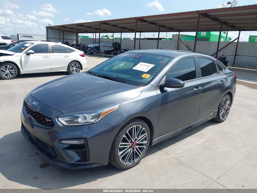 2021 Kia Forte VIN 3KPF44AC7ME376528 IAAI salvage auction — REAR END, Original (Texas), sold $7,325 on 2026-07-08 (photo 2)