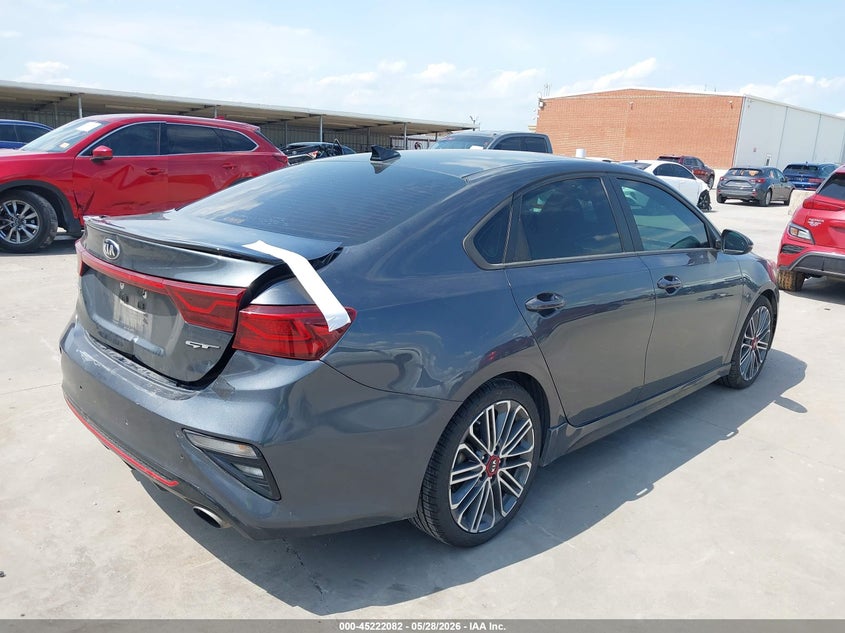 2021 Kia Forte VIN 3KPF44AC7ME376528 IAAI salvage auction — REAR END, Original (Texas), sold $7,325 on 2026-07-08 (photo 4)