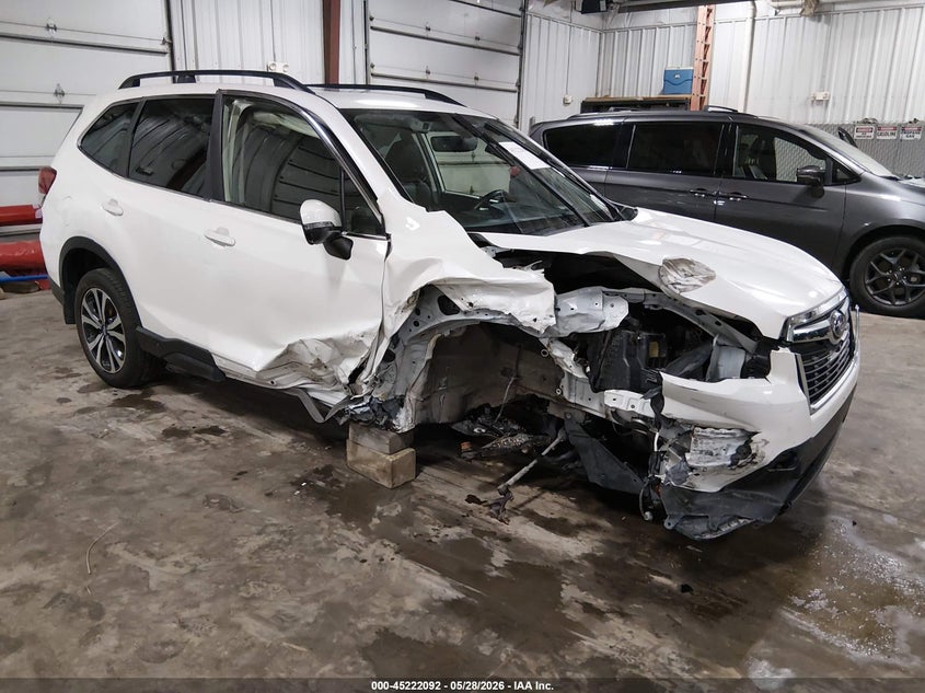 2020 Subaru Forester VIN JF2SKAUC6LH449784 IAAI salvage auction — FRONT END, Salvage Title, sold $25 on 2026-07-28 (photo 1)