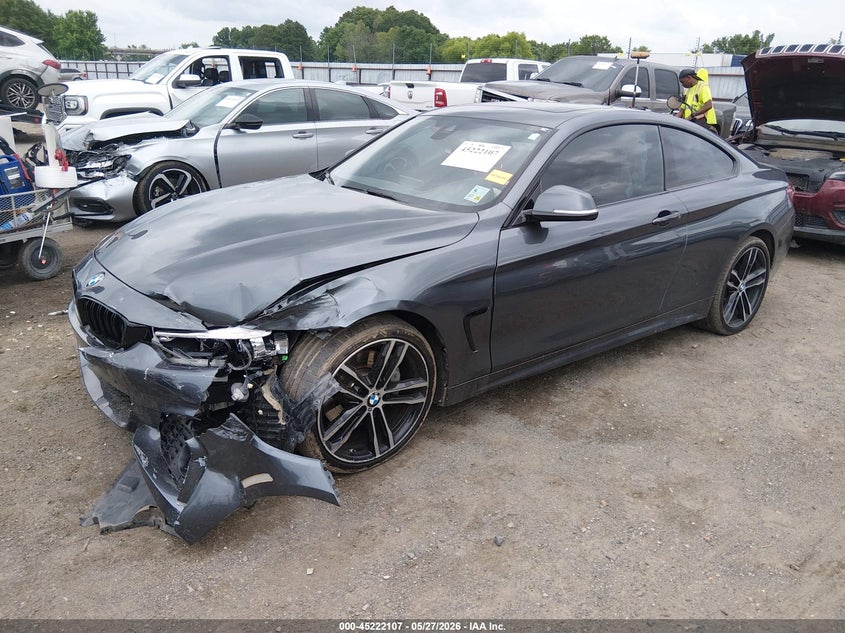 2020 BMW 4er VIN WBA4W3C09LAG91685 IAAI salvage auction — FRONT END, Salvage Title, sold $6,700 on 2026-07-29 (photo 2)