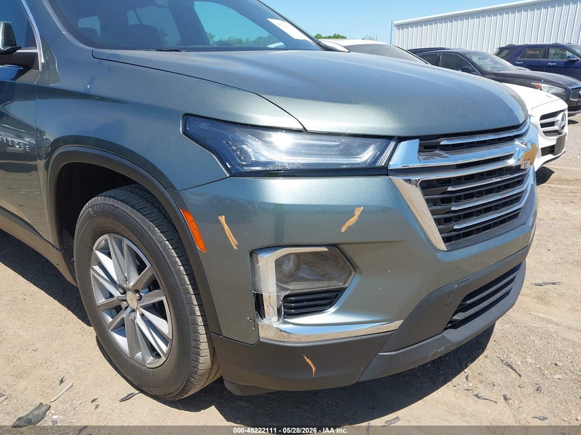 2022 Chevrolet Traverse VIN 1GNERGKWXNJ142970 IAAI salvage auction — REAR END, Salvage Title, sold $7,900 on 2026-07-30 (photo 6)