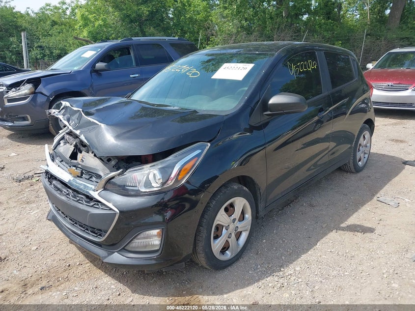 2020 Chevrolet Spark VIN KL8CB6SA6LC476619 IAAI salvage auction — FRONT END, Salvage Title, sold $950 on 2026-07-08 (photo 2)