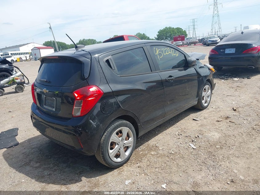 2020 Chevrolet Spark VIN KL8CB6SA6LC476619 IAAI salvage auction — FRONT END, Salvage Title, sold $950 on 2026-07-08 (photo 4)