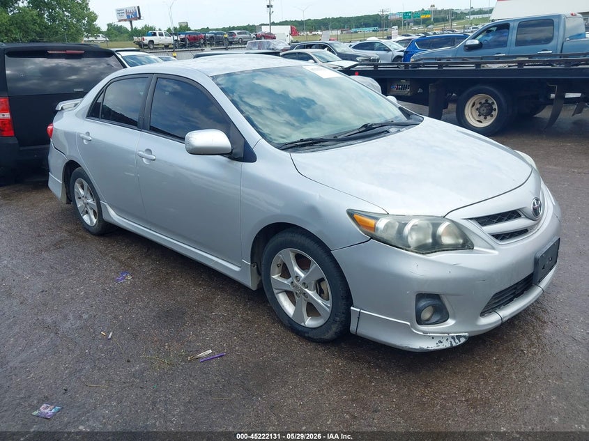 2013 Toyota Corolla VIN 5YFBU4EE6DP184199 IAAI salvage auction — HAIL, Salvage Title, sold $1,600 on 2026-07-08 (photo 1)