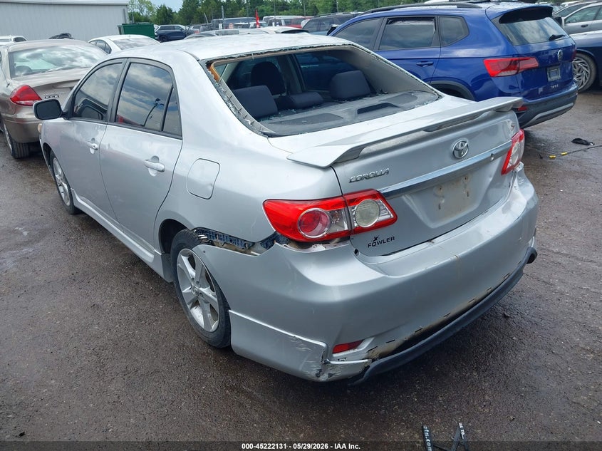 2013 Toyota Corolla VIN 5YFBU4EE6DP184199 IAAI salvage auction — HAIL, Salvage Title, sold $1,600 on 2026-07-08 (photo 3)
