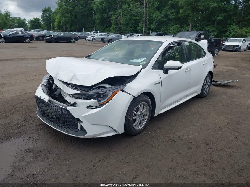 2021 Toyota Corolla VIN JTDEAMDE5MJ023547 IAAI salvage auction — FRONT & REAR, Salvage Title, sold $2,750 on 2026-07-15 (photo 2)