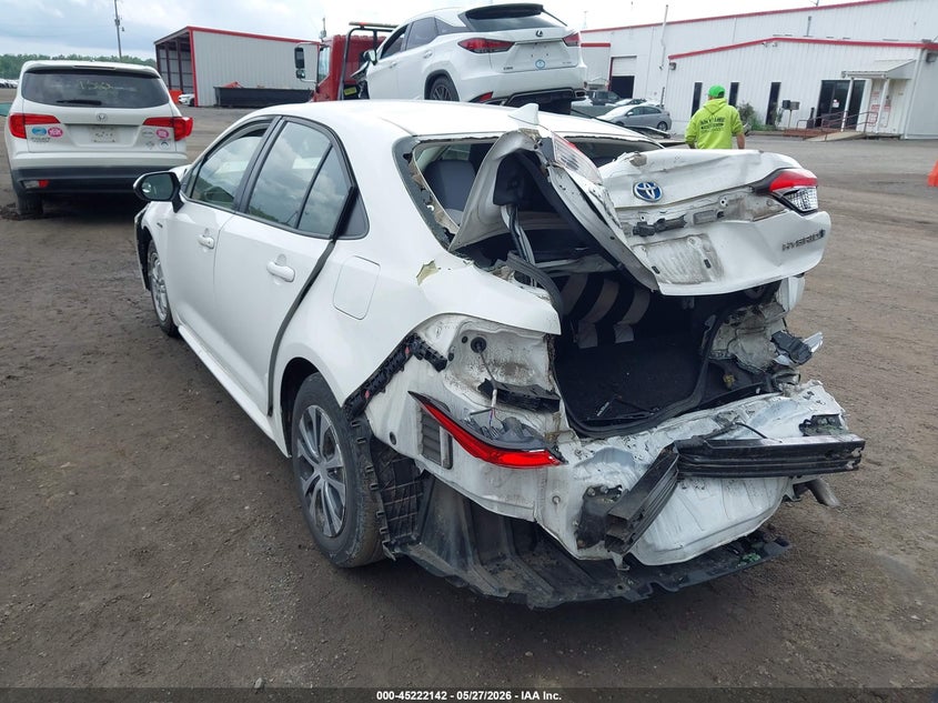2021 Toyota Corolla VIN JTDEAMDE5MJ023547 IAAI salvage auction — FRONT & REAR, Salvage Title, sold $2,750 on 2026-07-15 (photo 3)