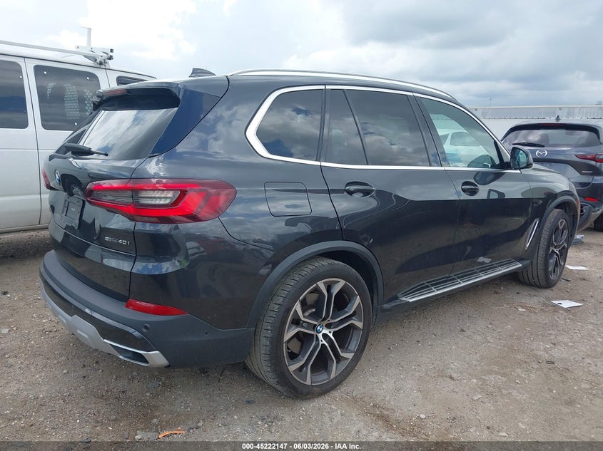 2021 BMW X5 VIN 5UXCR4C00M9F24631 IAAI salvage auction — REAR END, Original (Texas), sold $16,900 on 2026-07-07 (photo 4)