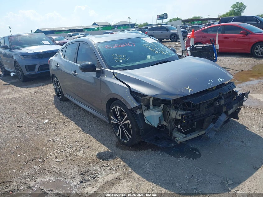 2022 Nissan Sentra VIN 3N1AB8DVXNY219017 IAAI salvage auction — FRONT END, Salvage Title, sold $5,000 on 2026-07-22 (photo 1)