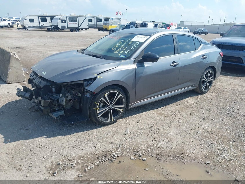 2022 Nissan Sentra VIN 3N1AB8DVXNY219017 IAAI salvage auction — FRONT END, Salvage Title, sold $5,000 on 2026-07-22 (photo 2)