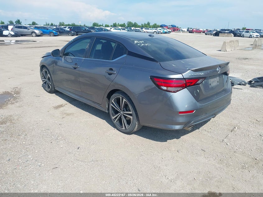 2022 Nissan Sentra VIN 3N1AB8DVXNY219017 IAAI salvage auction — FRONT END, Salvage Title, sold $5,000 on 2026-07-22 (photo 3)