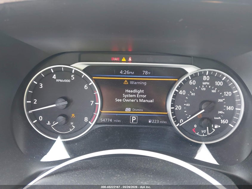 2022 Nissan Sentra VIN 3N1AB8DVXNY219017 IAAI salvage auction — FRONT END, Salvage Title, sold $5,000 on 2026-07-22 (photo 7)