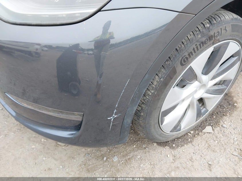 2023 Tesla Model y VIN 7SAYGDEE8PF845638 IAAI salvage auction — WATER/FLOOD, Mv-907A (New York), sold $9,100 on 2026-07-23 (photo 6)