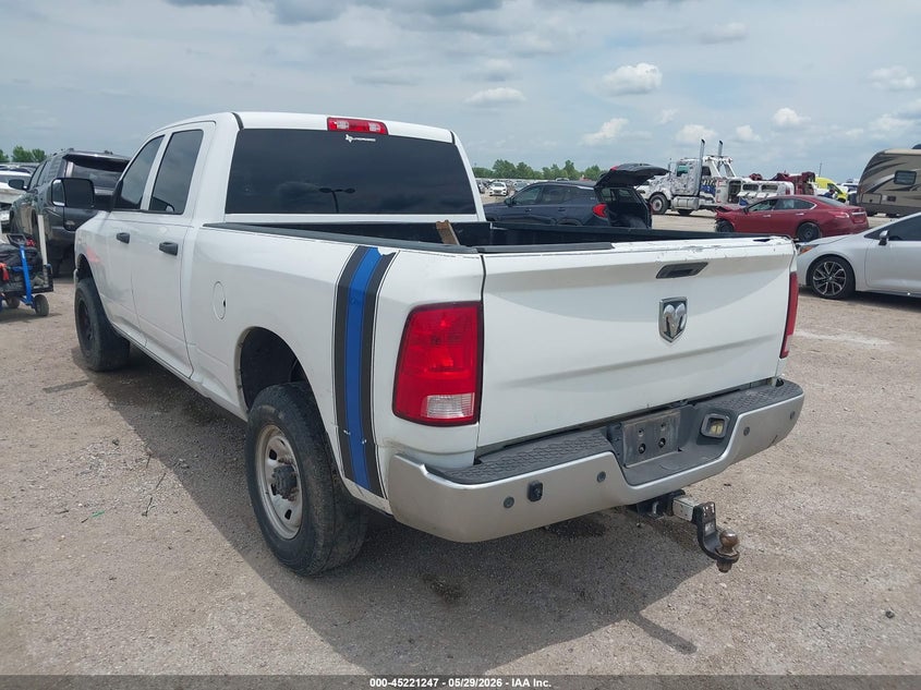 2017 Ram 2500 VIN 3C6TR4CT6HG624061 IAAI salvage auction — HAIL, Original (Texas), sold $4,100 on 2026-07-22 (photo 3)