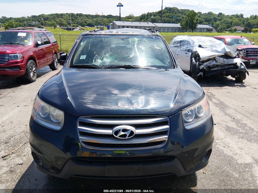 2012 Hyundai Santa fe VIN 5XYZG3AB0CG148684 IAAI salvage auction — ROLLOVER, Salvage Title, sold $300 on 2026-07-21 (photo 6)