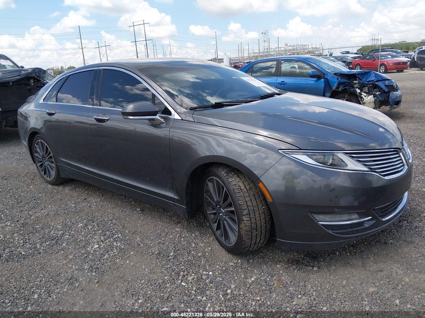 2016 Lincoln Mkz VIN 3LN6L2G99GR627108 IAAI salvage auction — WATER/FLOOD, Salvage Title, sold $425 on 2026-09-10 (photo 1)