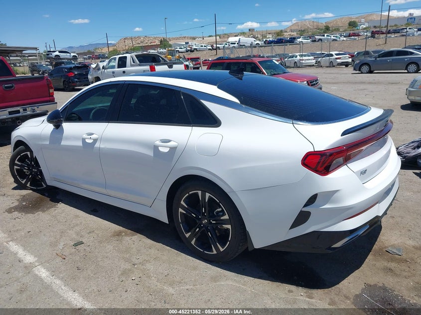 2021 Kia K5 VIN 5XXG64J28MG076686 IAAI salvage auction — RIGHT FRONT, Salvage (New Mexico), sold $5,700 on 2026-07-06 (photo 3)