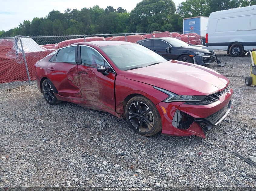 2022 Kia K5 VIN 5XXG64J27NG113759 IAAI salvage auction — RIGHT SIDE, Salvage (Georgia), sold $3,850 on 2026-07-31 (photo 1)