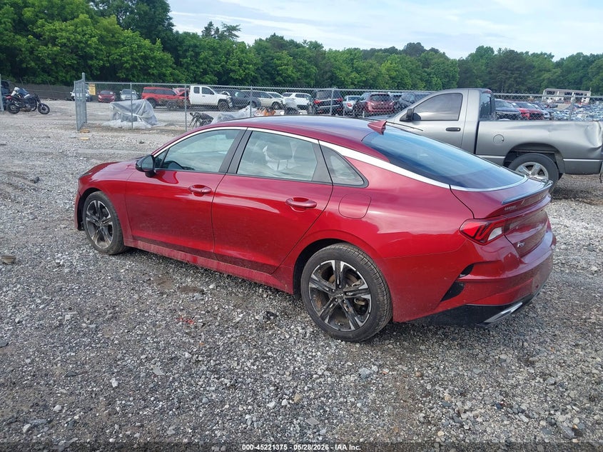 2022 Kia K5 VIN 5XXG64J27NG113759 IAAI salvage auction — RIGHT SIDE, Salvage (Georgia), sold $3,850 on 2026-07-31 (photo 3)