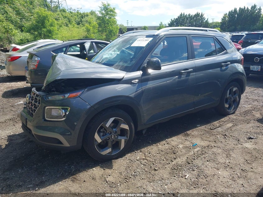 2025 Hyundai Venue VIN KMHRC8A34SU406778 IAAI salvage auction — RIGHT FRONT, Salvage (Massachusetts), sold $225 on 2026-07-28 (photo 2)