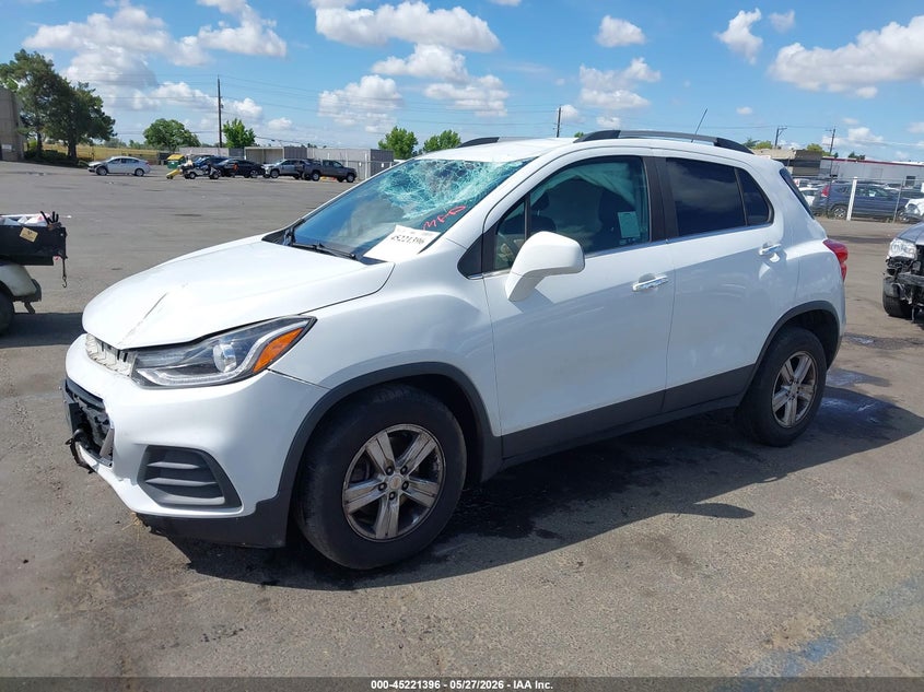 2017 Chevrolet Trax VIN KL7CJPSB5HB226436 IAAI salvage auction — FRONT END, Salvage (California), sold $1,350 on 2026-07-08 (photo 2)