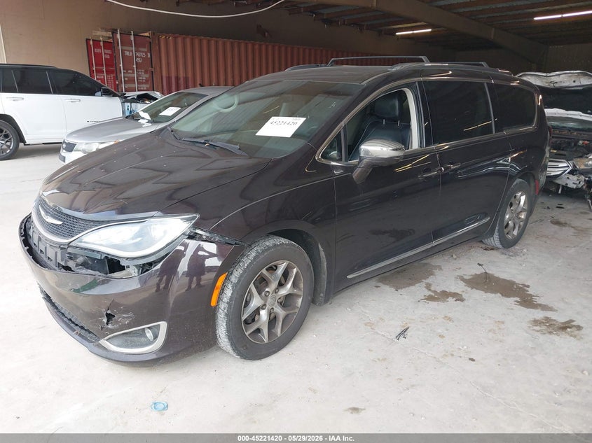 2019 Chrysler Pacifica VIN 2C4RC1GG9KR561197 IAAI salvage auction — FRONT & REAR, Salvage Title, sold $1,800 on 2026-07-20 (photo 2)
