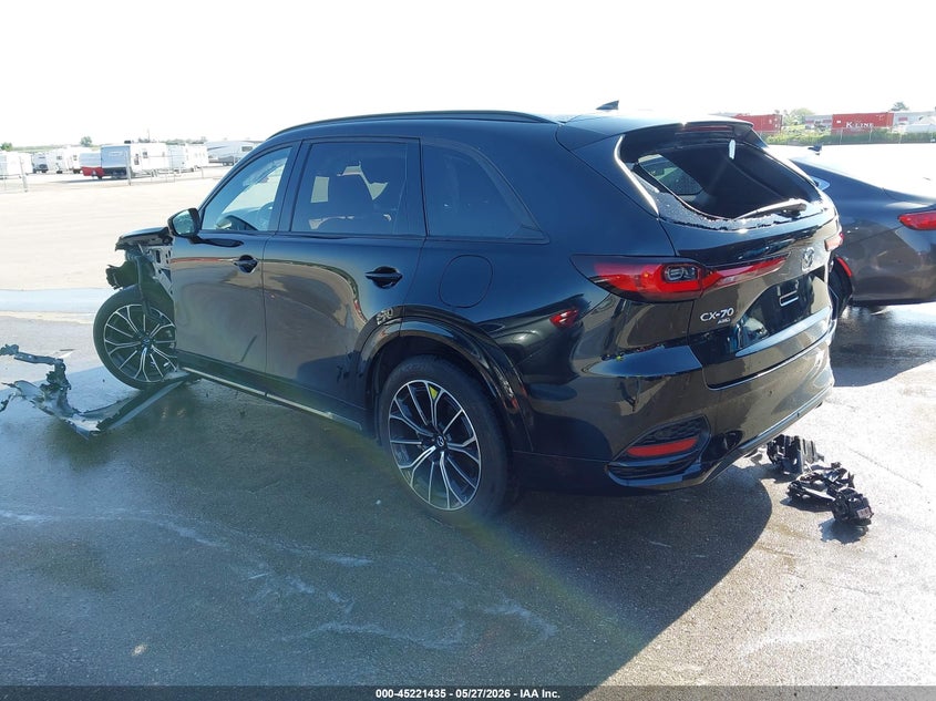 2025 Mazda Cx-70 VIN JM3KJDHC9S1123005 IAAI salvage auction — ROLLOVER, Salvage Title, sold $3,750 on 2026-07-24 (photo 3)