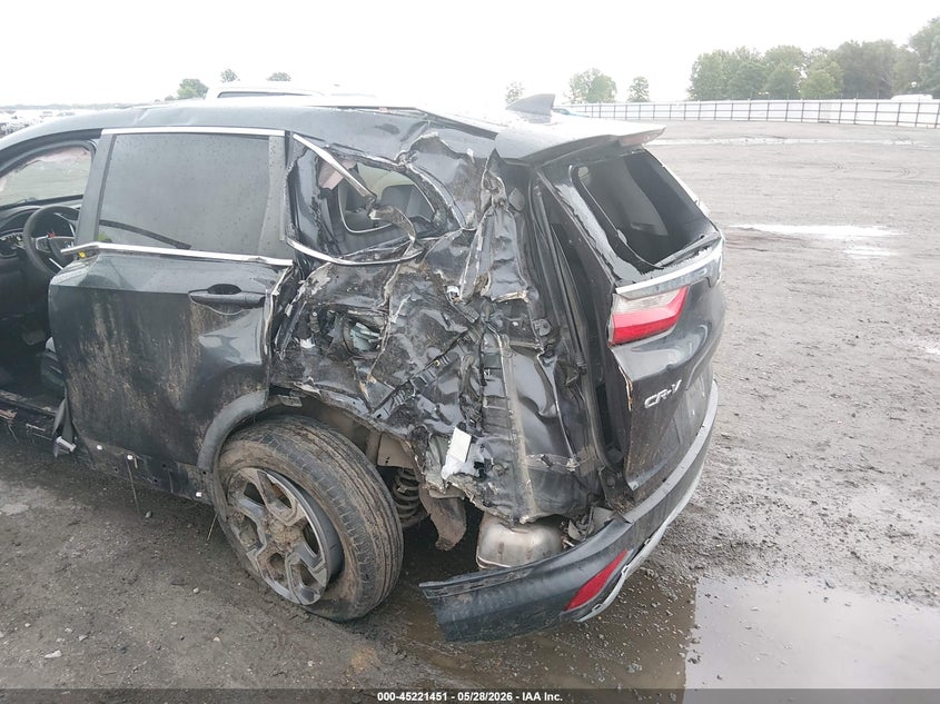 2017 Honda Cr-v VIN 7FARW1H57HE047992 IAAI salvage auction — LEFT REAR, Salvage Title, sold $3,250 on 2026-07-22 (photo 6)
