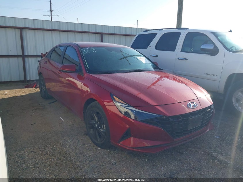 2023 Hyundai Elantra VIN KMHLM4AGXPU624990 IAAI salvage auction — REAR END, Salvage Title, sold $3,200 on 2026-07-28 (photo 1)
