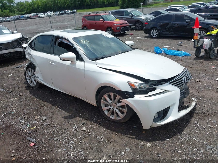 2016 Lexus Is VIN JTHCM1D24G5003305 IAAI salvage auction — REAR END, Salvage Title, sold $650 on 2026-07-16 (photo 1)
