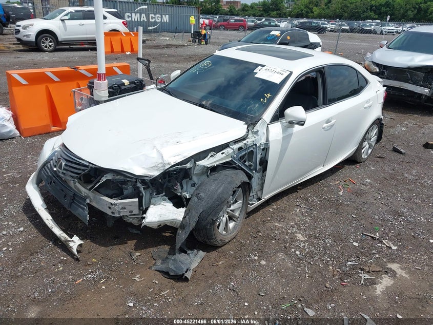 2016 Lexus Is VIN JTHCM1D24G5003305 IAAI salvage auction — REAR END, Salvage Title, sold $650 on 2026-07-16 (photo 2)