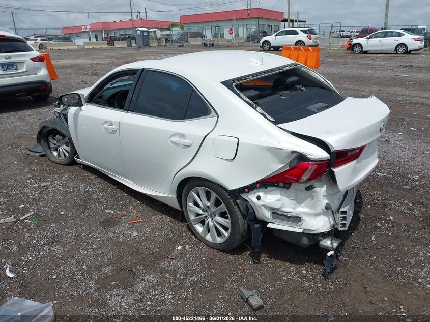 2016 Lexus Is VIN JTHCM1D24G5003305 IAAI salvage auction — REAR END, Salvage Title, sold $650 on 2026-07-16 (photo 3)