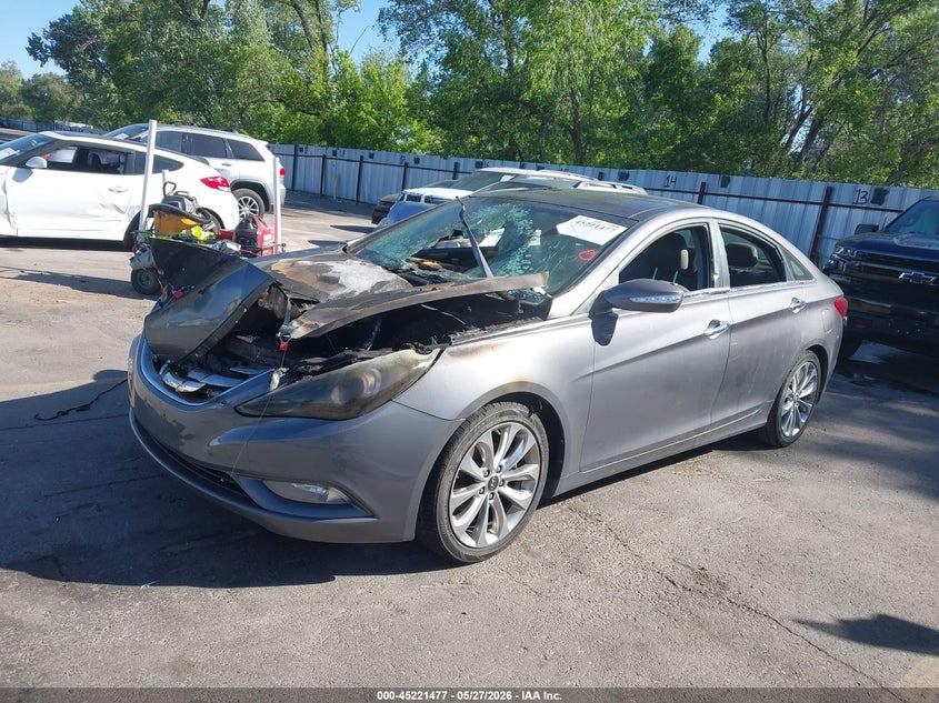 2012 Hyundai Sonata VIN 5NPEC4ABXCH334421 IAAI salvage auction — ENGINE BURN, Salvage Title, sold $350 on 2026-07-23 (photo 2)