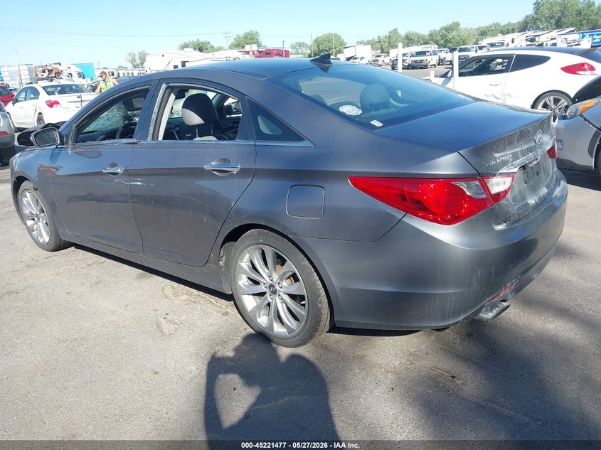 2012 Hyundai Sonata VIN 5NPEC4ABXCH334421 IAAI salvage auction — ENGINE BURN, Salvage Title, sold $350 on 2026-07-23 (photo 3)