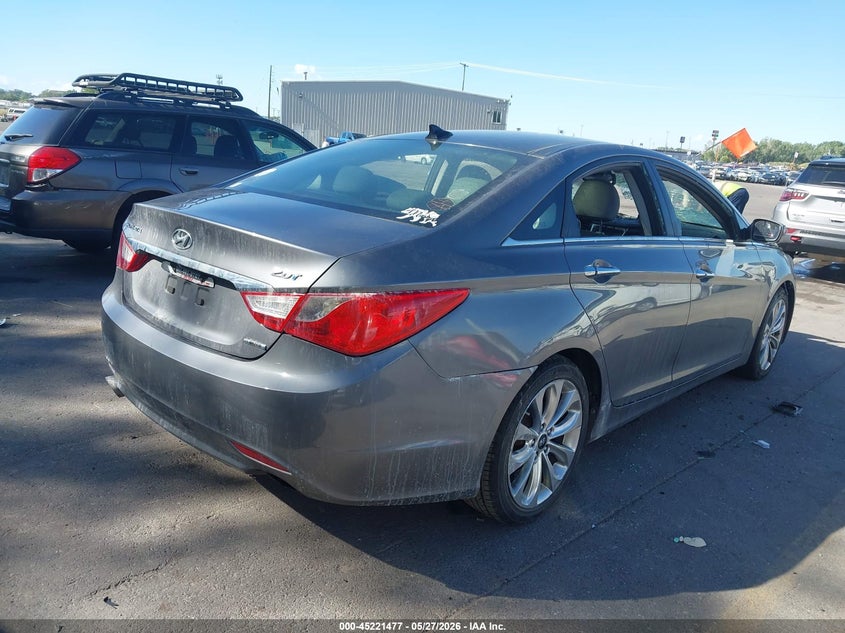 2012 Hyundai Sonata VIN 5NPEC4ABXCH334421 IAAI salvage auction — ENGINE BURN, Salvage Title, sold $350 on 2026-07-23 (photo 4)
