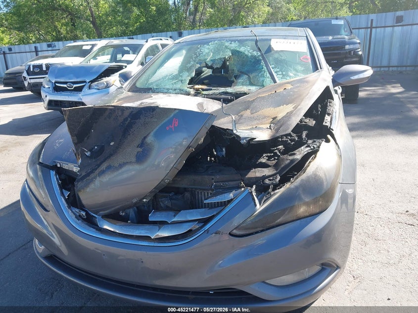 2012 Hyundai Sonata VIN 5NPEC4ABXCH334421 IAAI salvage auction — ENGINE BURN, Salvage Title, sold $350 on 2026-07-23 (photo 6)