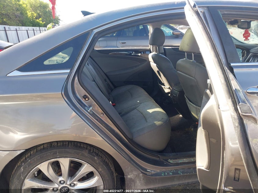 2012 Hyundai Sonata VIN 5NPEC4ABXCH334421 IAAI salvage auction — ENGINE BURN, Salvage Title, sold $350 on 2026-07-23 (photo 8)